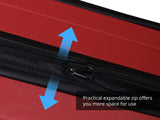 Luggage Set 3pcs front open wine red