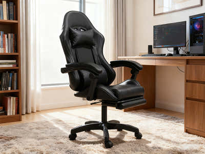 DS Nicola Gaming chair PVC Black