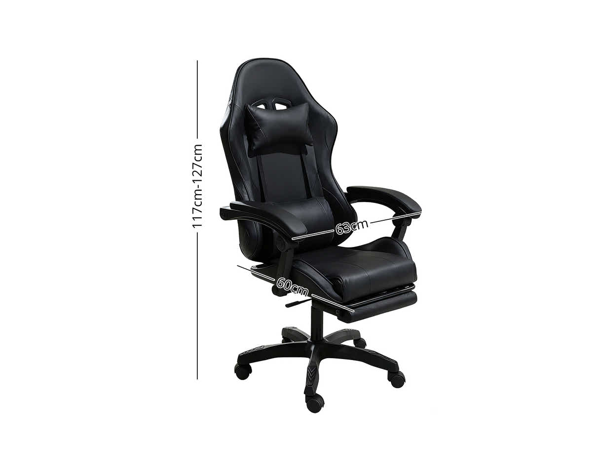 Nicola Gaming Chair - Black