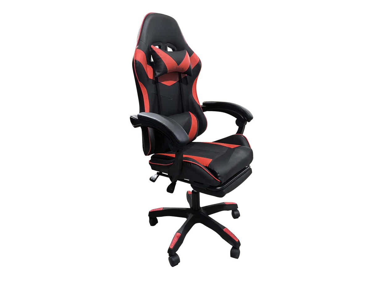 Gaming Table L2R Right 160CM & Nicola Gaming chair PVC Black+Red