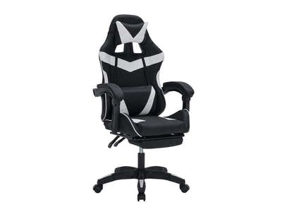 DS Nicola Gaming chair PVC Black+White
