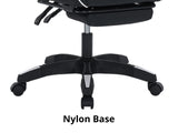 Gaming Table R6 140cm & Nicola Gaming chair PVC Black+White