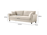 DS Cozza Linen Sofa Beige