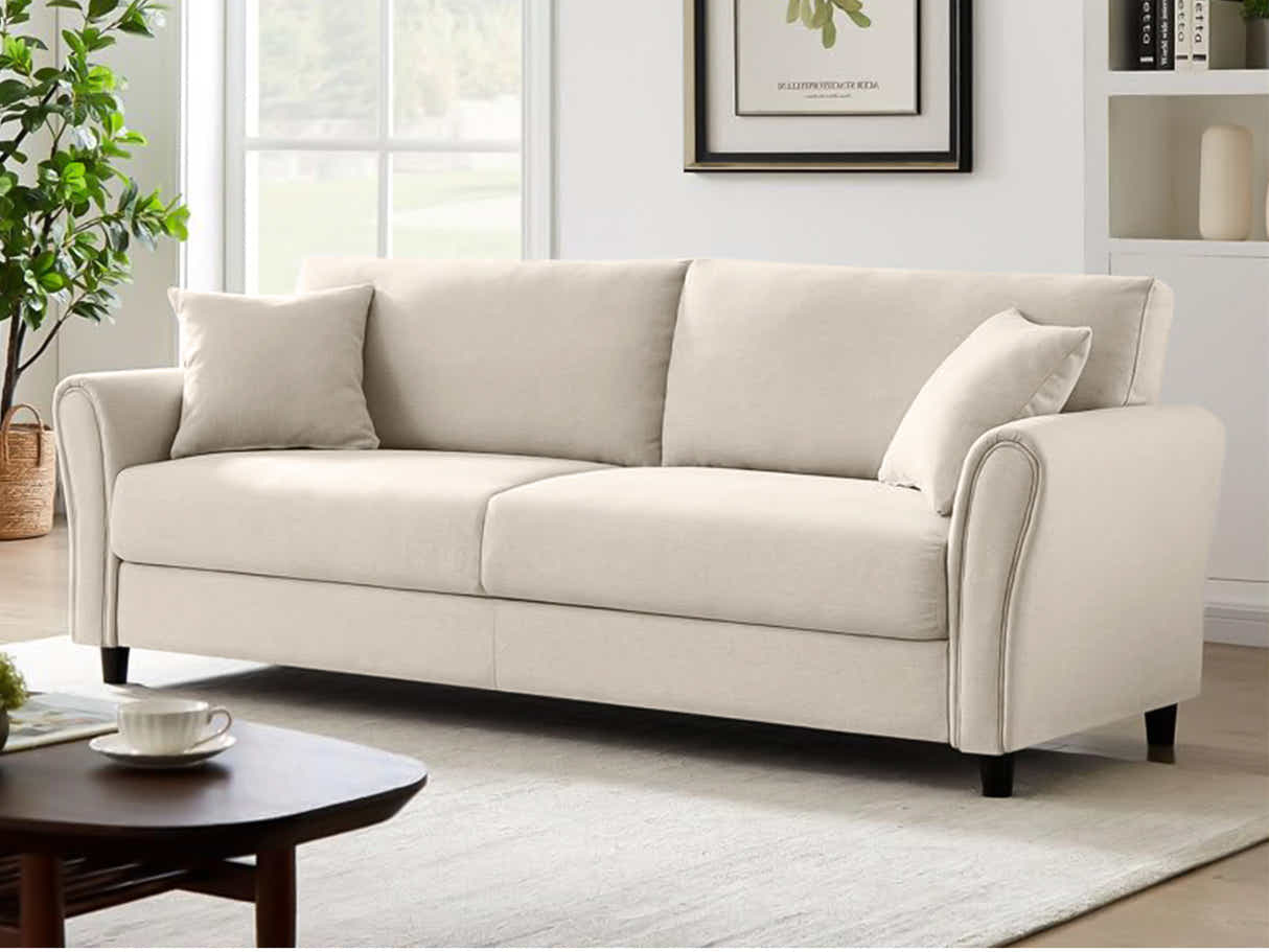 DS Cozza Linen Sofa Beige