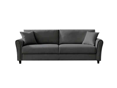 DS Cozza Linen Sofa - Dark Grey