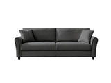 Cozza Linen Sofa Dark Grey