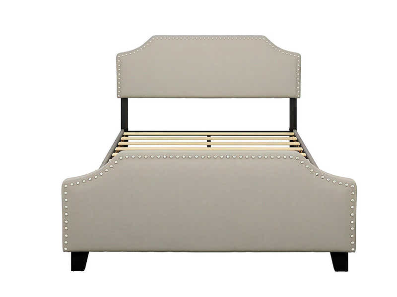 Eldora Bed Frame Khaki - Queen