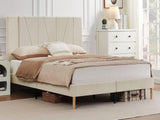 DS Jervis Bed Frame Linen Beige