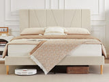 DS Jervis Bed Frame Linen Beige