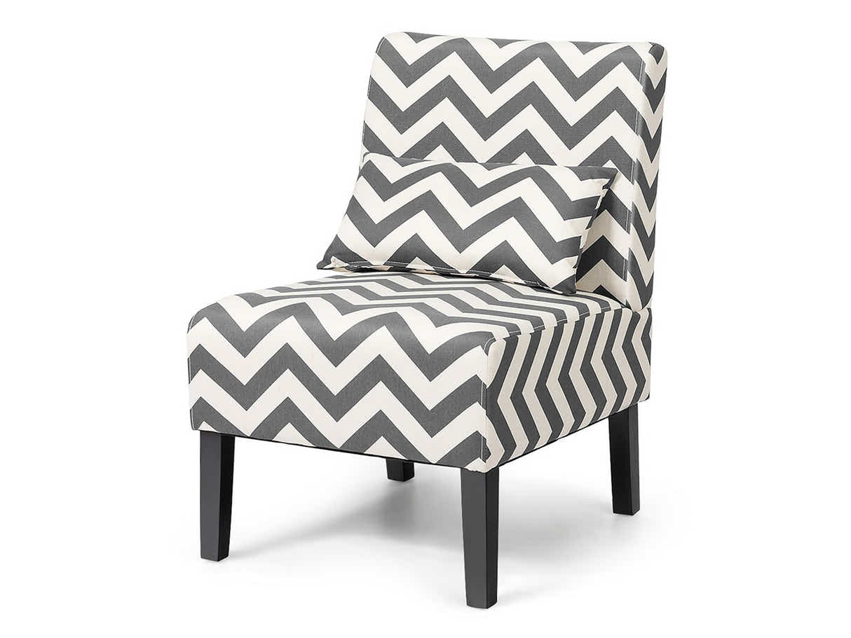 Percy Accent Chair Black + White