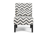 DS Percy Accent Chair Black + White