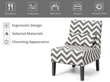 DS Percy Accent Chair Black + White