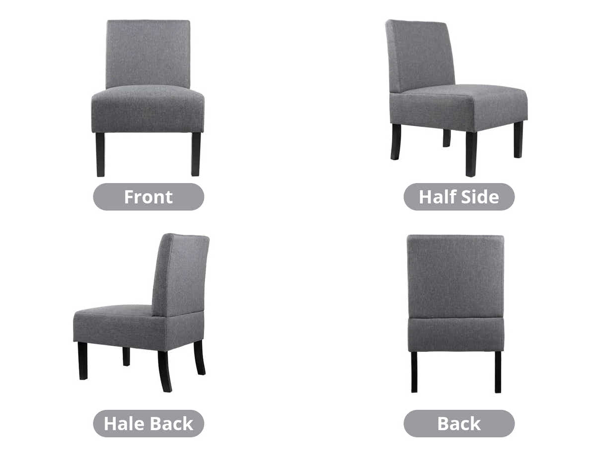 Percy Accent Chair Dark Grey
