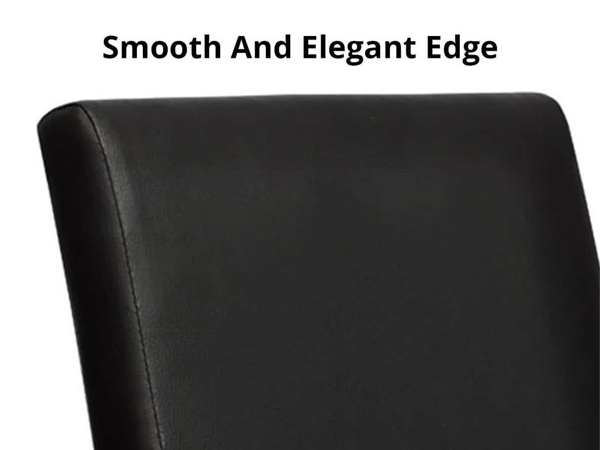Yvette PU Dining Chair x2 Black