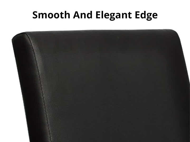 Yvette PU Dining Chair x2 Black