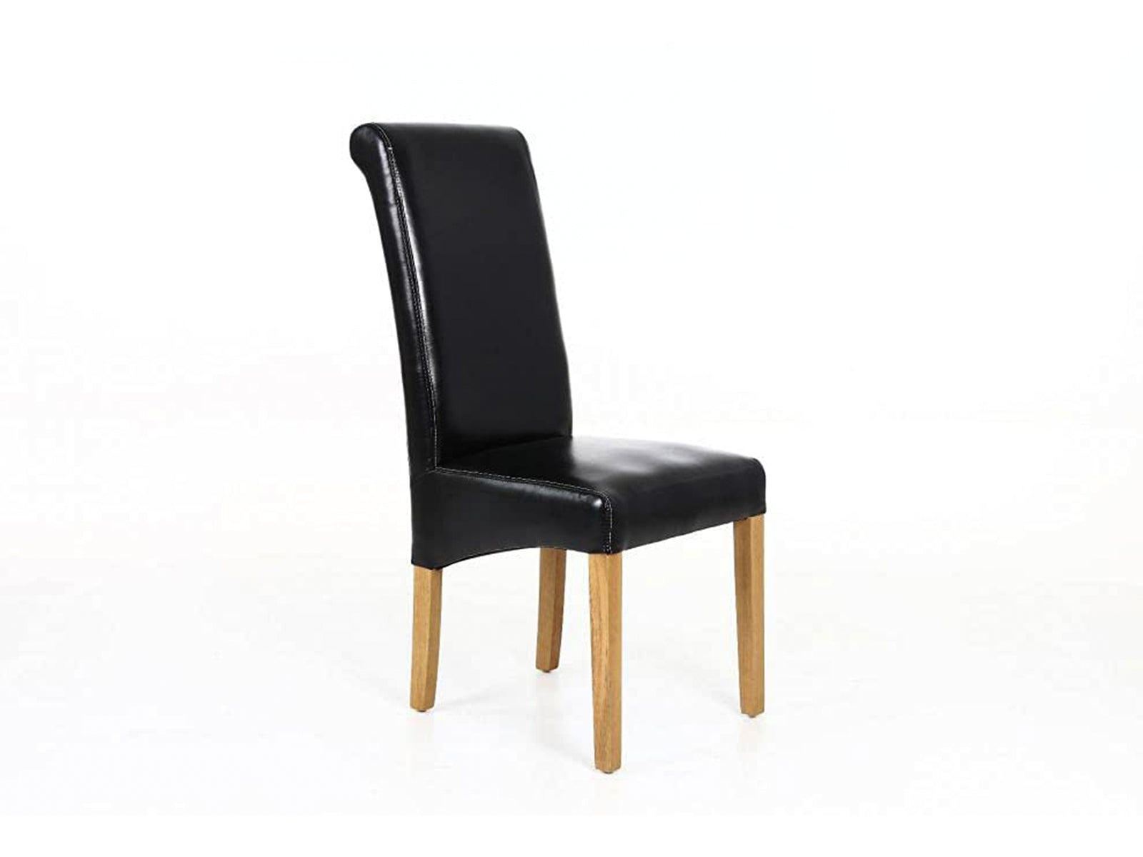 Giesle PU Dining Chair Black - Set of 2