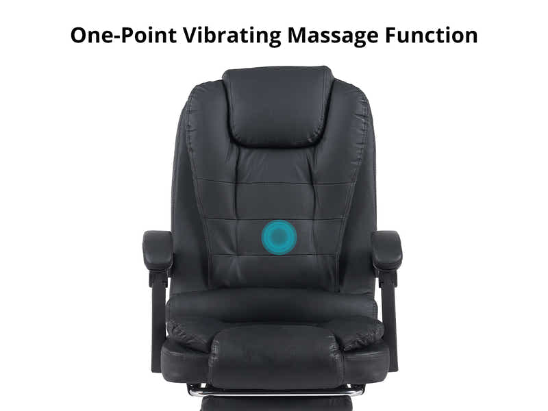 Colson Massage Office Chair PVC Black