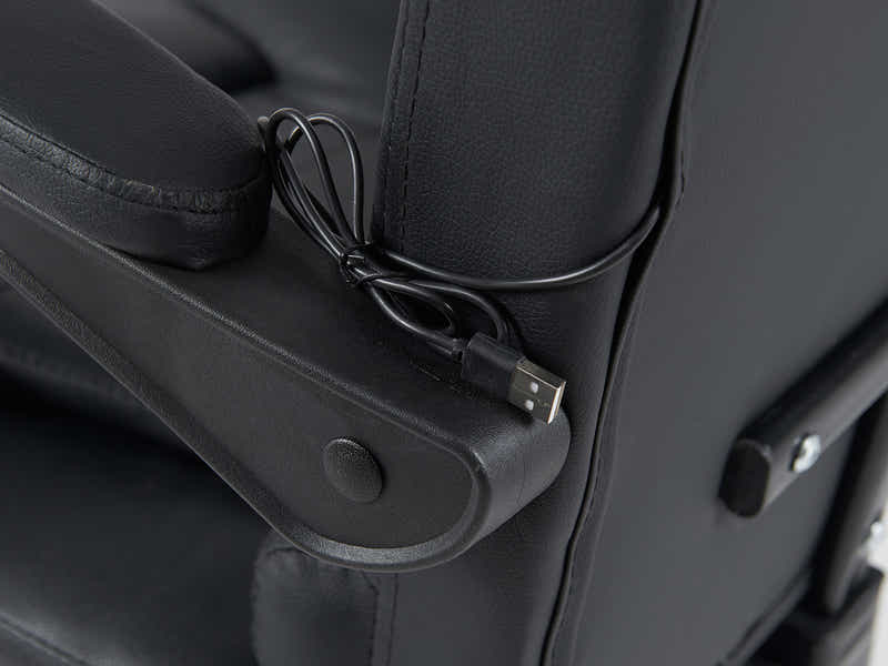 Colson Massage Office Chair PVC Black