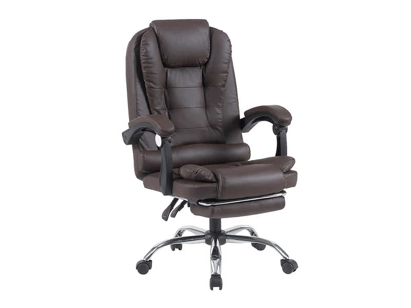 Colson Massage Office Chair PVC Dark Brown