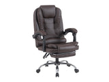 Colson Massage Office Chair PVC Dark Brown