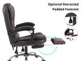Colson Massage Office Chair PVC Dark Brown