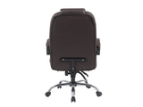 Colson Massage Office Chair PVC Dark Brown