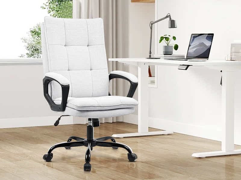 Claire Office Chair Linen Beige