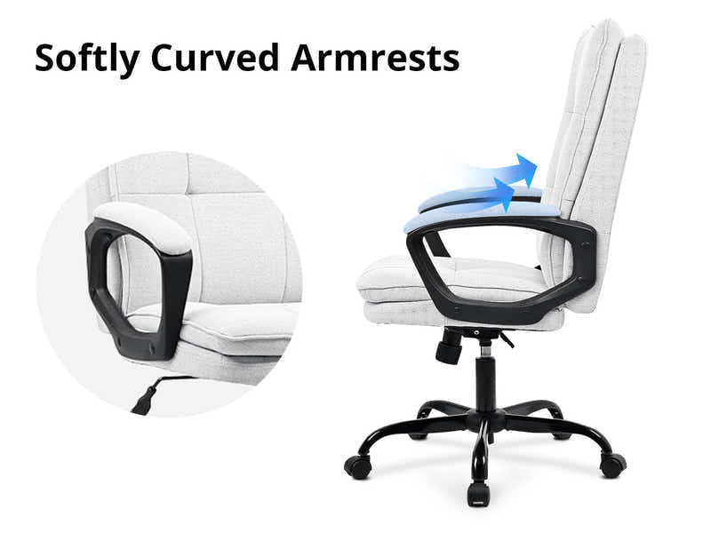 Claire Office Chair Linen Beige