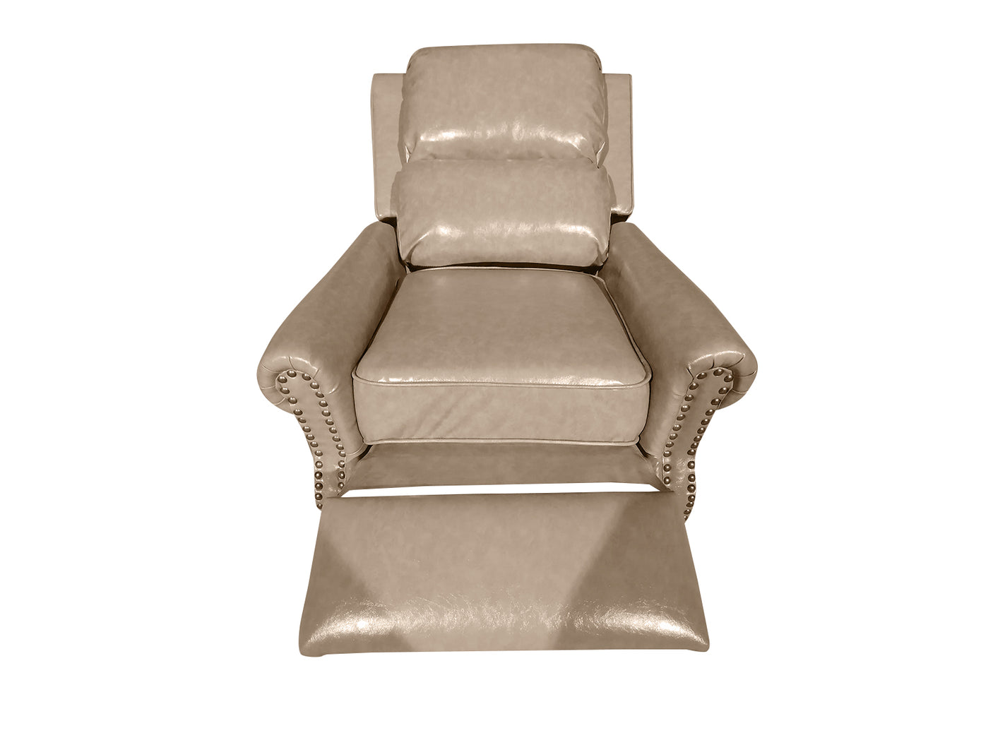 Nilsson Push Back Chair PU Khaki