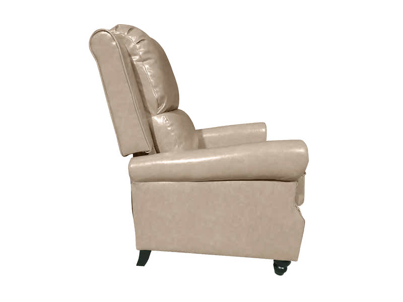 Nilsson PU Leather Recliner Chair - Khaki