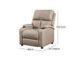 DS Zola Push Back Recliner Chair Linen Beige04