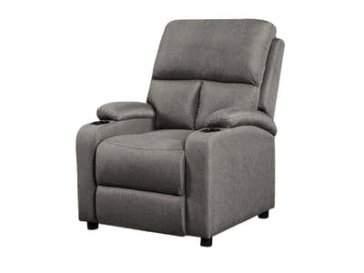 DS Zola Push Back Recliner Chair Linen Dark Grey10