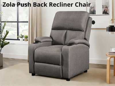 DS Zola Push Back Recliner Chair Linen Dark Grey10