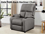 DS Zola Push Back Recliner Chair Linen Dark Grey11