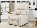 DS Zola Push Back Recliner Chair Linen Ivory02