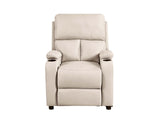 Zola Push Back Recliner Chair Linen Ivory13