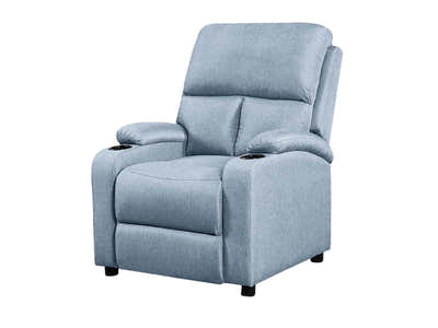 DS Zola Push Back Recliner Chair Linen Light Blue08