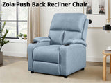 Zola Push Back Recliner Chair Linen Light Blue08