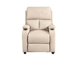 Zola Push Back Recliner Chair Linen - Light Grey09
