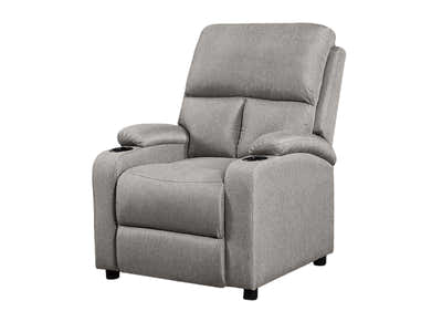 DS Zola Push Back Recliner Chair Linen Light Grey20