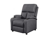 DS Zola Push Back Recliner Chair Linen Light Grey24