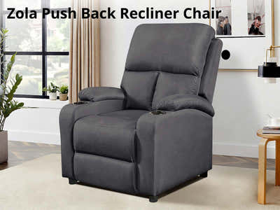 DS Zola Push Back Recliner Chair Linen Light Grey24