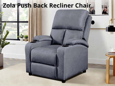 DS Zola Push Back Recliner Chair Velvet Dark Grey17