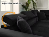 Xander Pull Out Sofa Bed with Left Storage Chaise
