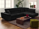 Xander Pull Out Sofa Bed with Right Storage Chaise