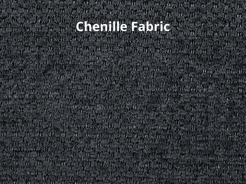 Collyn Pull Out Sofa Bed with Left Chaise Chenille Dark Grey