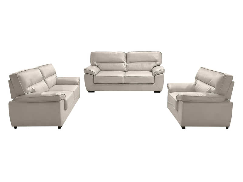Zonny 3PC Sofa Set PU - Beige