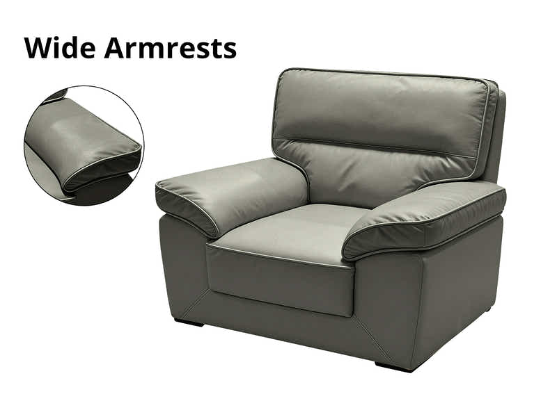 Zonny 3PC Sofa Set PU - Dark Green