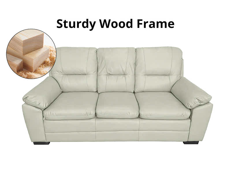 Kolby 3PC Sofa Set PU - Beige