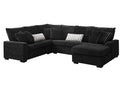 Voiron Sectional Sofa - Black